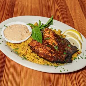Blackened Salmon at Sammy's Fish Box
