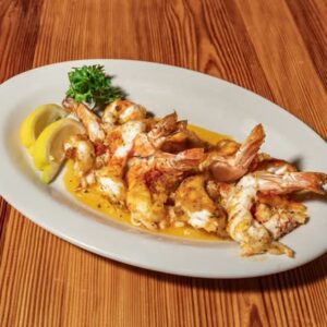 Jumbo stuffed Shrimp w/Crabmeat at Sammy's Fish Box