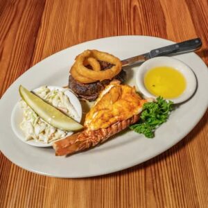 Lobster Tail & Filet Migñon at Sammy's Fish Box