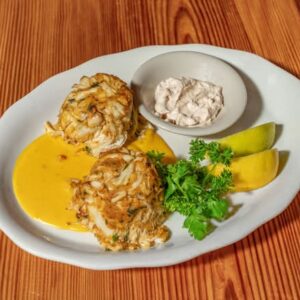 Maryland Lump Crab Cake Dinner at Sammy's Fish Box
