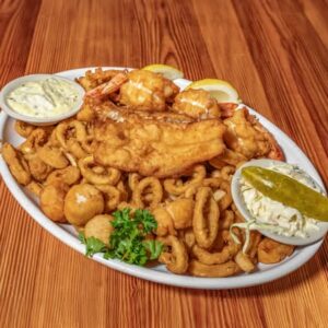 Super Fried Seafood Combo Platter at Sammy's Fish Box