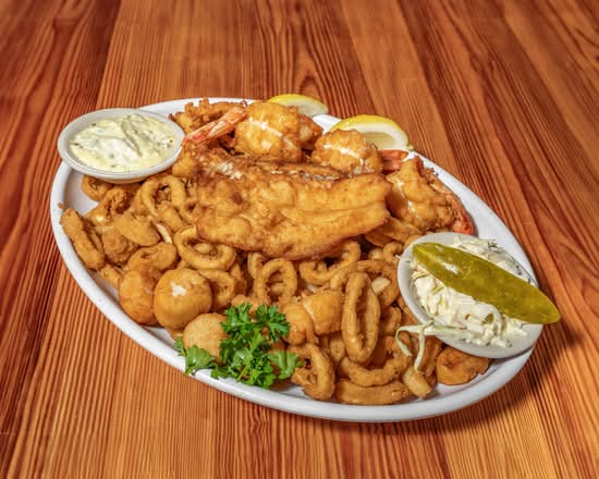 Super Fried Seafood Combo Platter at Sammy's Fish Box