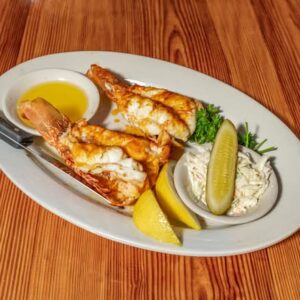 Twin Lobster Tail Platter at Sammy's Fish Box