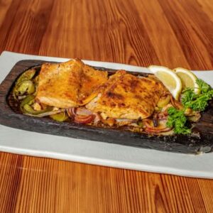 Wood Roasted Salmon at Sammy's Fish Box