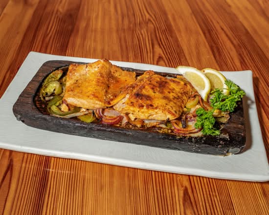 Wood Roasted Salmon at Sammy's Fish Box